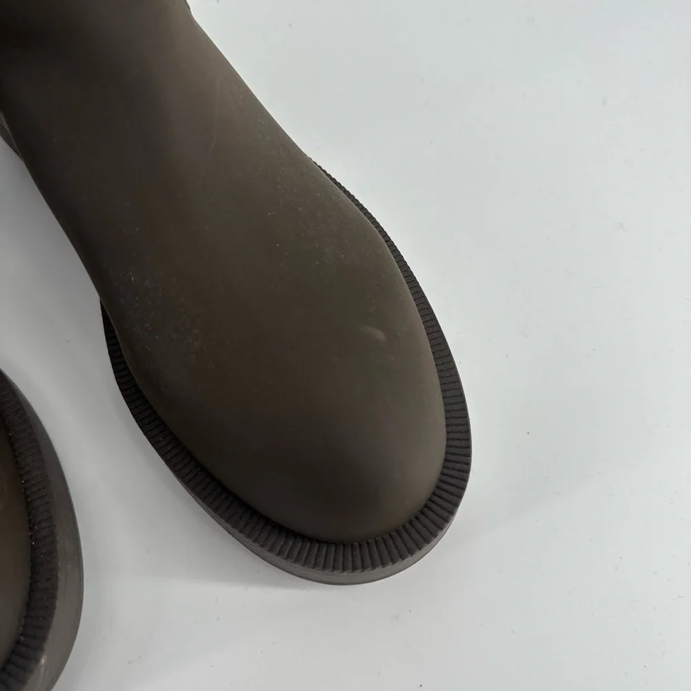 Zara Dark Brown Knee-High Riding Boots